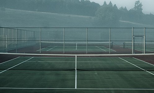 A Diagram of Tennis Court