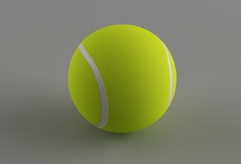 3D Max tennis ball tutorial