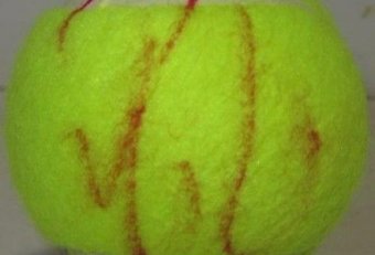 Bjorn Borg signed tennis ball