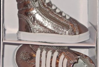 Rose Gold tennis shoes