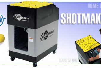 Shotmaker Deluxe tennis ball machine