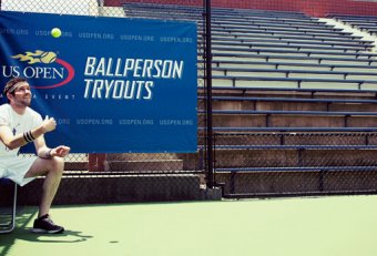US Open Tennis ball Boys Tryout 2013