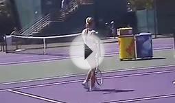 2011 Dominika Cibulkova Practice Tennis Miami Sony