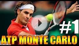 ATP Monte Carlo Tennis Elbow 2013 | Roger Federer vs