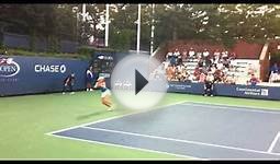 Christina McHale serve, 2010 US Open