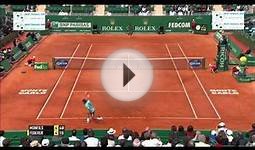 Federer vs Monfils tennis Highlights Monte Carlo 2015
