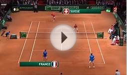 Federer/Wawrinka Vs Gasquet/Benneteau Davis Cup 2014