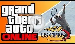 GTA 5 Online: US Open (1 on 1 Tennis Funny Moments)