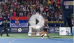 [HD]Novak Djokovic - Roger Federer Dubai 2011