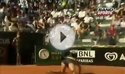 Maria Sharapova sexy falls - Rome Open Tennis Tournament