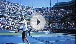 Novak Djokovic Signs Tennis Balls For US Open Crowd After