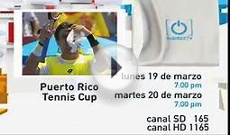 Puerto Rico Tennis Cup en DIRECTV®.