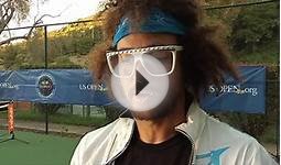 Rapper, Musician Redfoo Tries to Qualify for the US Open