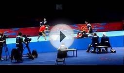 Singles Match China vs Korea, Team Table Tennis Gold Medal