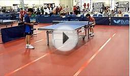 Table Tennis 2011 US Open U1650 Semi-Final Game 1 & 2