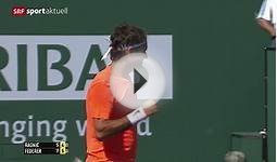 Tennis: ATP 1 Indian Wells, Halbfinal Federer - Raonic