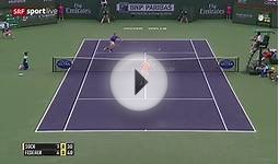 Tennis: ATP-Turnier in Indian Wells, Achtelfinal, Federer