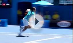 Tennis. Australian Open 2013, 1. Runde, Federer-Paire