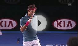 Tennis: Australian Open 2014, Achtelfinals, Federer-Tsonga