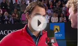 Tennis: Australian Open 2014, Achtelfinals, Platzinterview