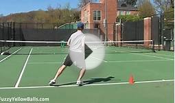 Tennis Forehand Ball Machine Drill