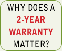 Why does a 2-year warranty matter?